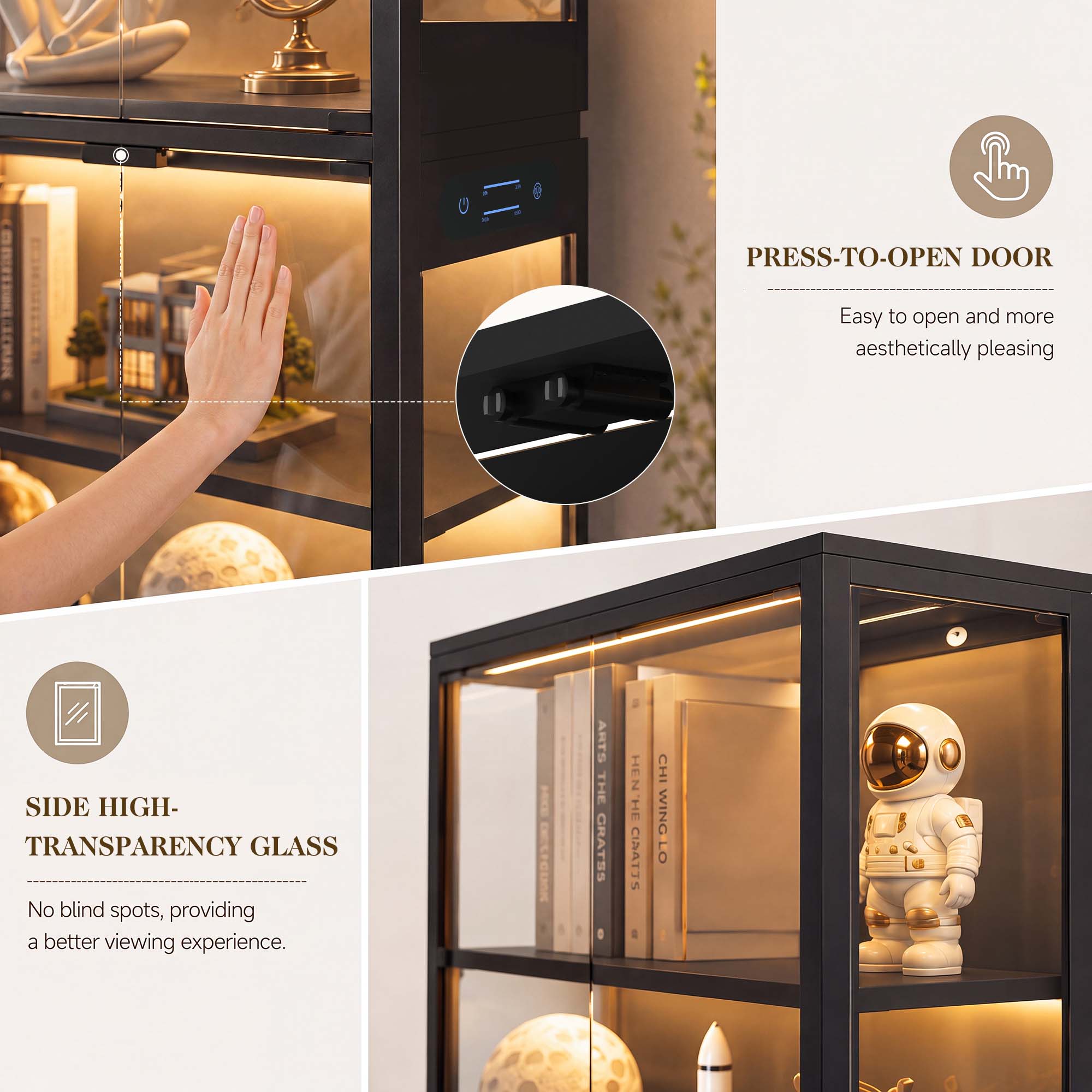 TCGBKAF 5-laags vitrinekast me - Office Furniture recensie en prijs
