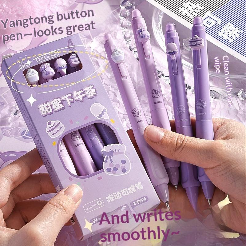 Set van 4/6 uitwisbare gelpenn - Retractable Eraser Pen Click recensie en prijs