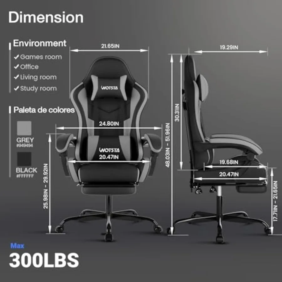 Ergonomische gaming-bureaustoe - Office Furniture recensie en prijs