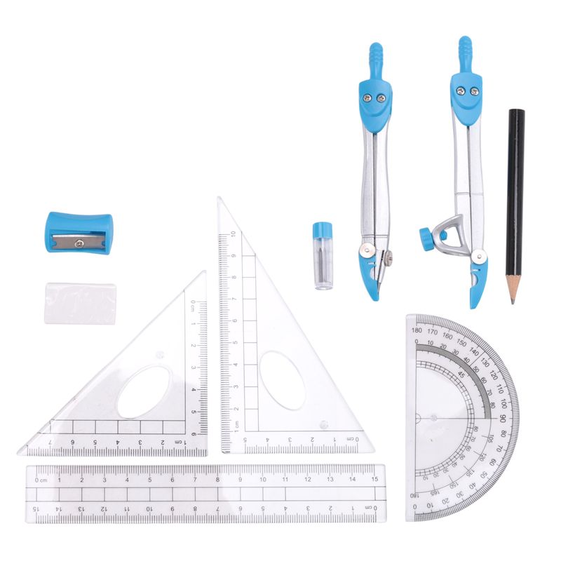 Superieure geometrie-set met 1 - Math Geometry Set With Compass recensie en prijs